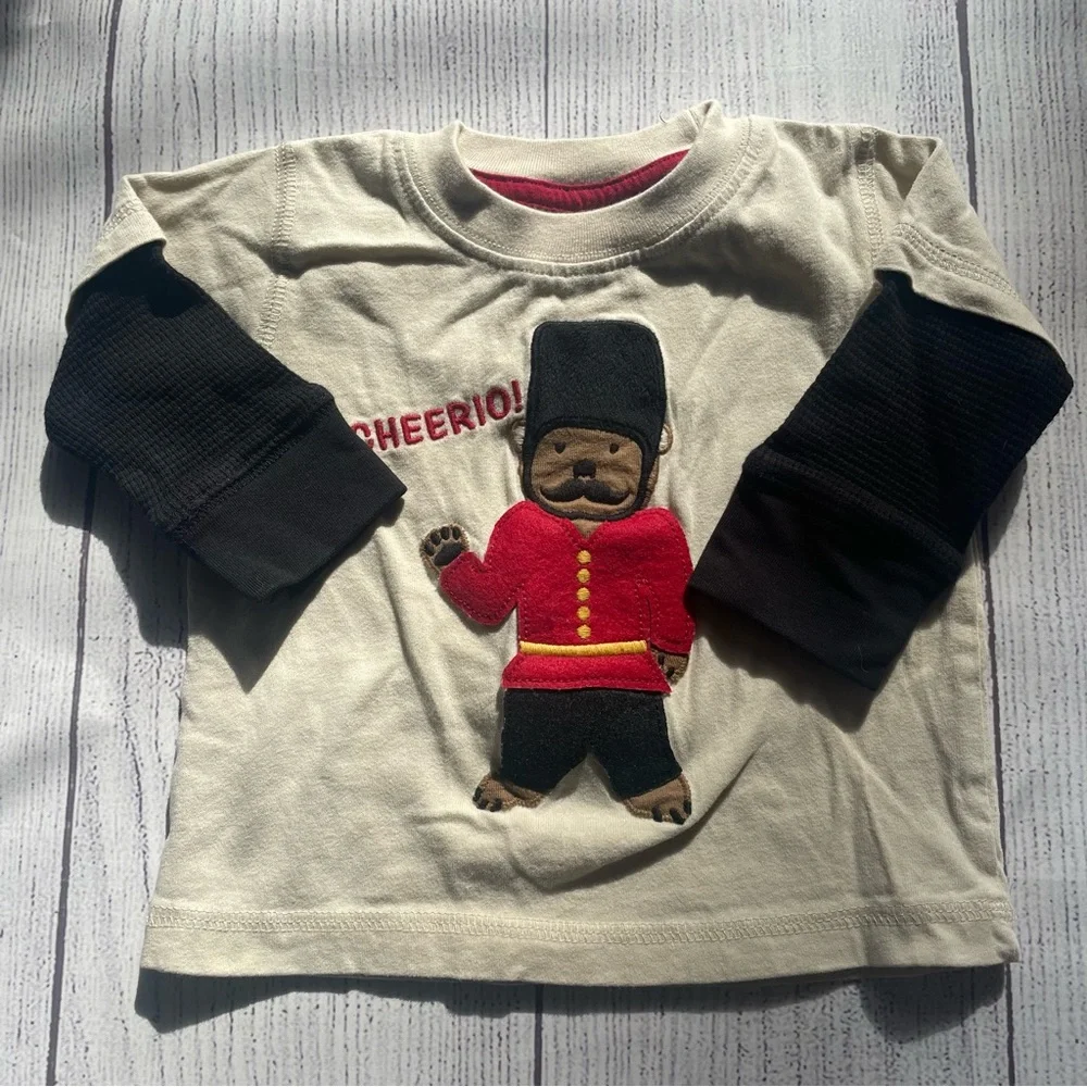 Gymboree London Bear Guard Tee Size 6-12 months